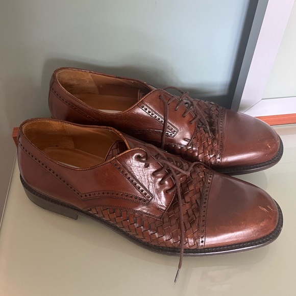 Men’s Mezlan woven Oxford shoes main image 11